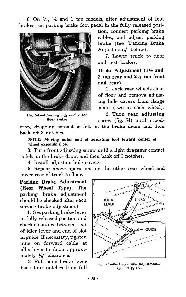 1956 Chevrolet Trucks Operators Manual Page 50